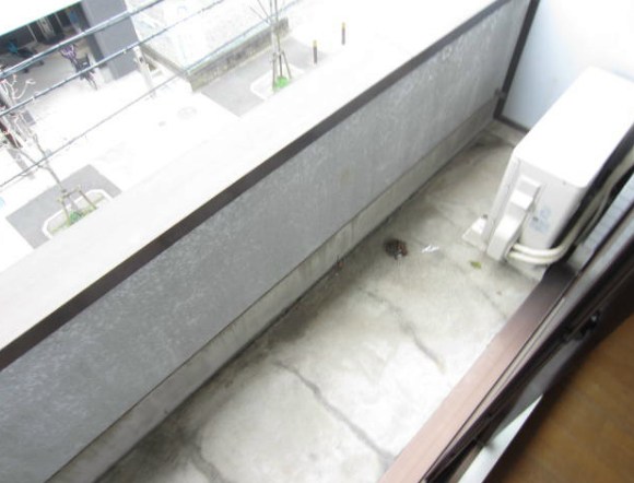 第三谷中コーポ ベランダ