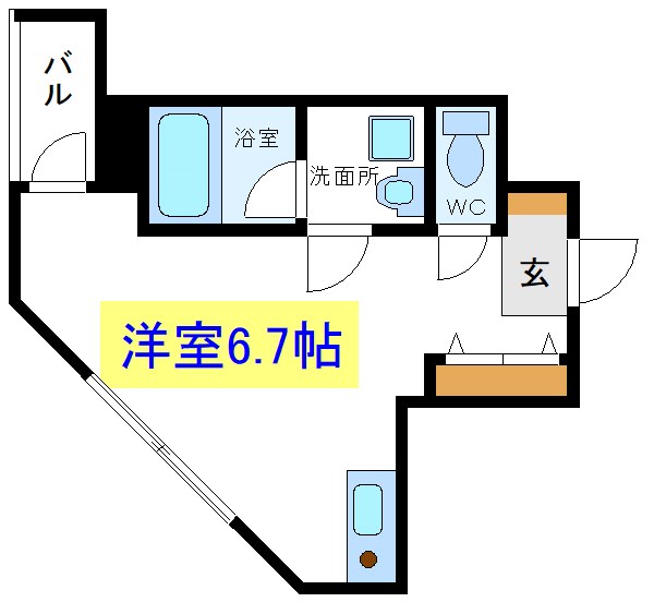 フラシア亀戸 間取り