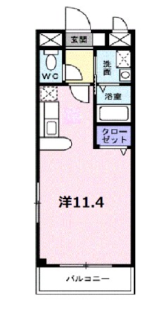 ベルコート西新井 間取り図