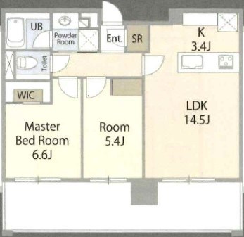 アトラス北千住  804号室 間取り