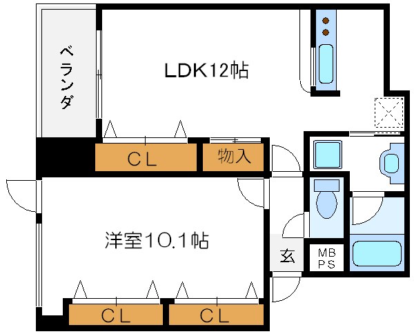 メゾンドール 301号室 間取り