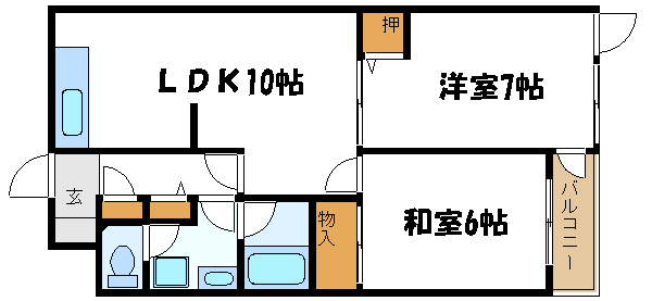 エミネンスオガワ 間取り図