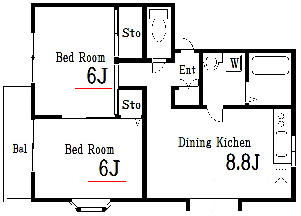 ヴェルドミール 間取り図