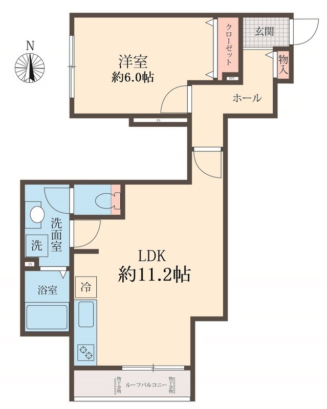 足立区千住旭町　新築工事 間取り図