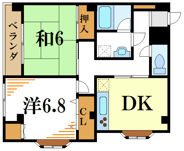 花みずき６ 間取り図