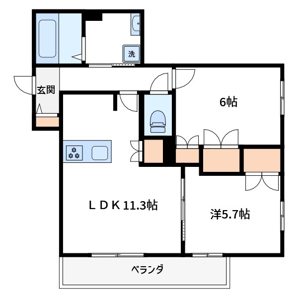 シーズガーデン 間取り図