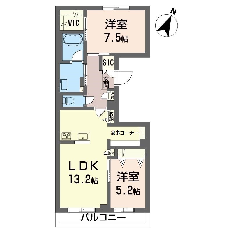 メゾン　ルミエール 間取り図