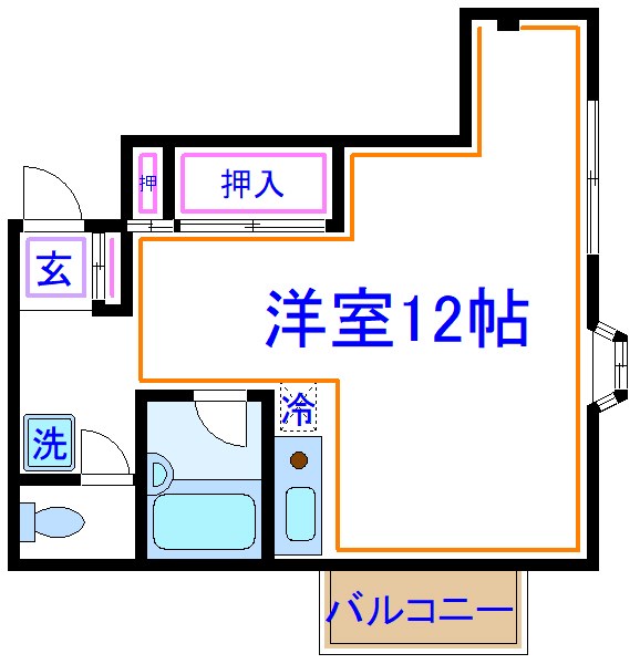 コーラルコート 間取り図