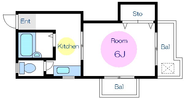 マンション小林会館  間取り
