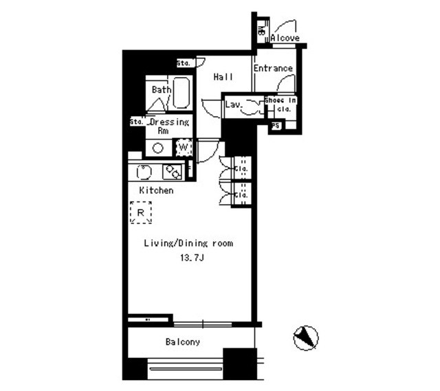 パークアクシス日本橋ステージ   間取り