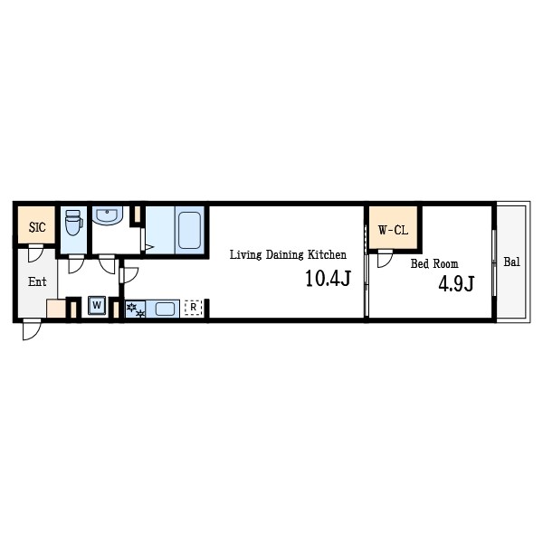 リブリ・ゆうやⅥ 間取り図