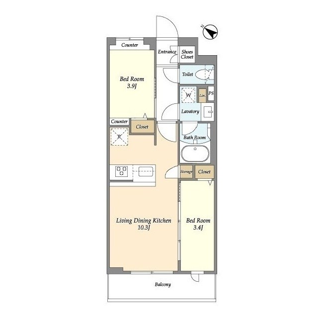 グランカーサ王子Ⅱ 間取り