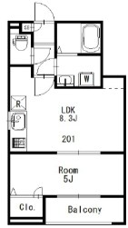 La　pause　北千住 間取り図