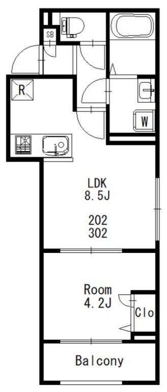 La　pause　北千住 間取り図