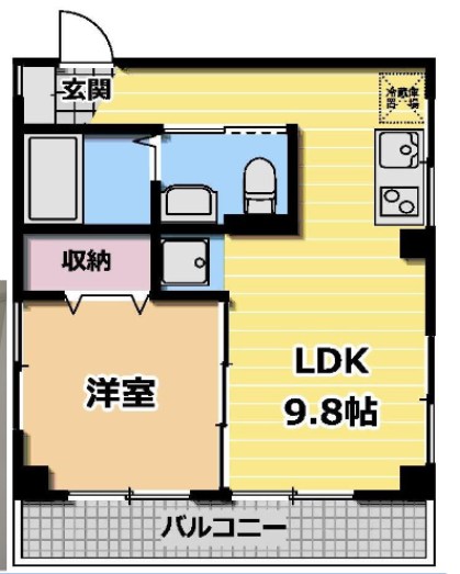 Housekul千駄木ビル 間取り図