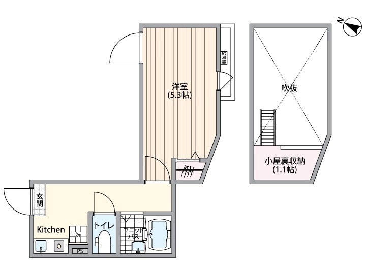 アーバングレイス五反野Ⅰ 間取り