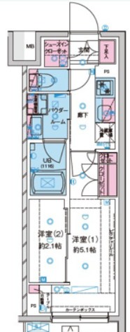 GENOVIA西新井 間取り図