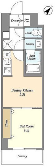 グランカーサ西葛西 間取り図