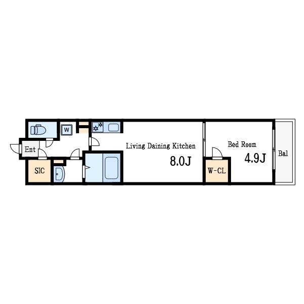 リブリ・ゆうやⅥ 間取り図