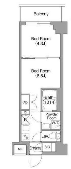 ＢＰＲレジデンス大島  間取り