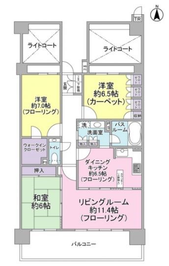 クリオレジダンス東京   間取り