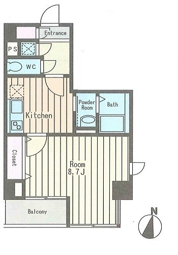 べルジェ東陽町  間取り図