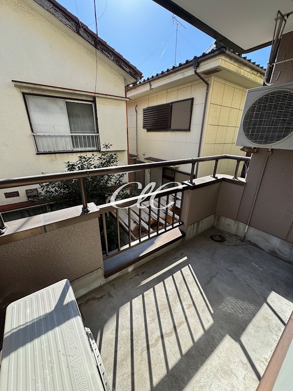 植草マンション ベランダ