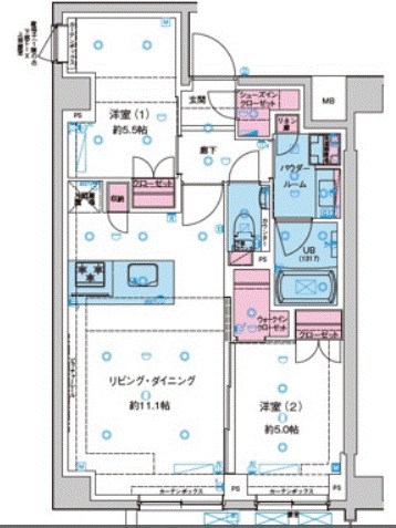 GENOVIA西新井 間取り図