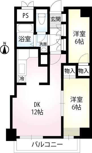 PRISM　COURT綾瀬 間取り