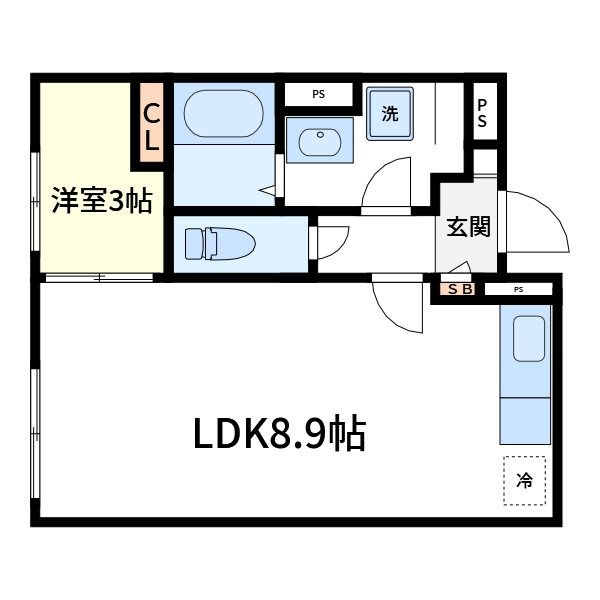 a LATO NIPPORI 間取り図