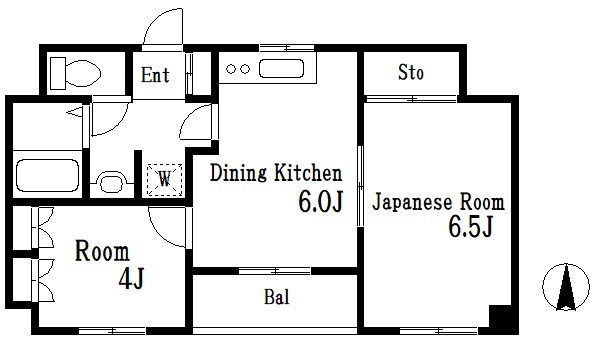 ノビールメンテ・ウエダ Ｂ 間取り図