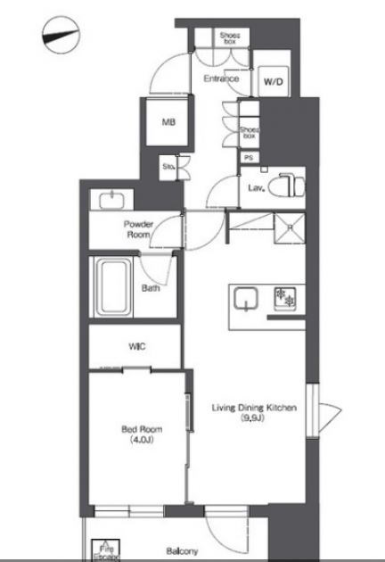 コンフォリア東陽町 間取り図
