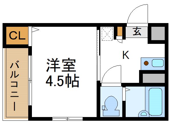 グランフォート五反野 間取り図