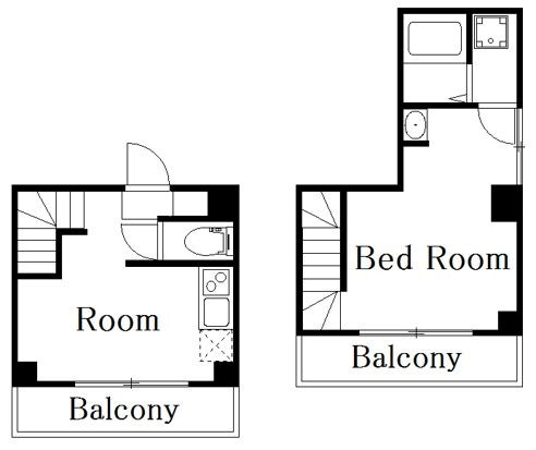 DECOR　RESIDENCE田原町 間取り図