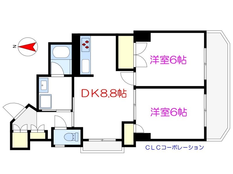 ルミナスはなみずき 間取り図