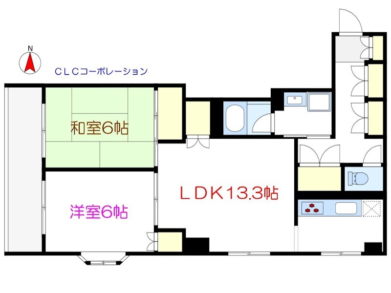 ルミナスはなみずき 間取り図