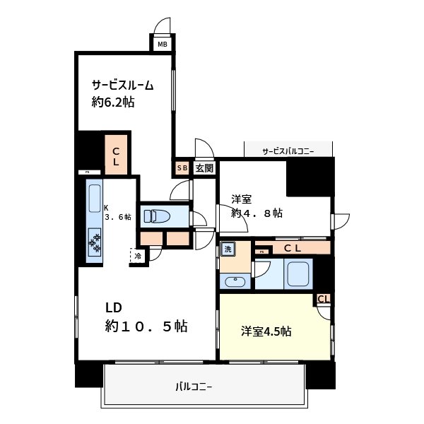 アークプラザ西日暮里  間取り