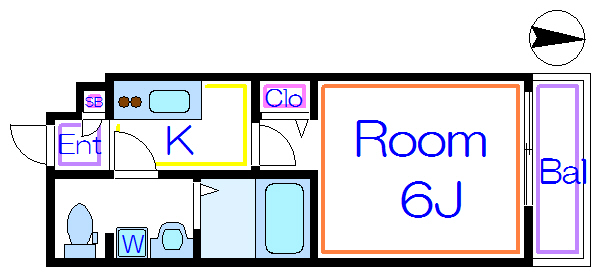 CREVISTA北千住（クレヴィスタ）  間取り図