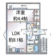 リーヴェル新小岩プレミオ 間取り図