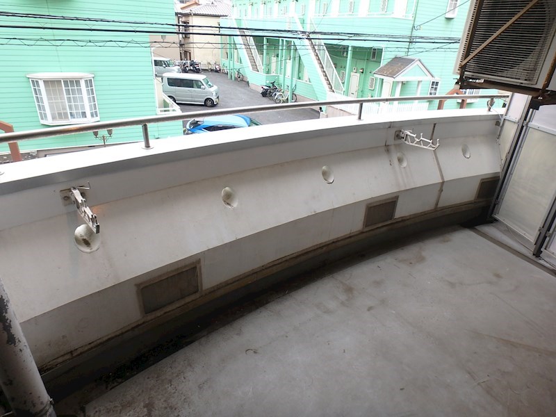 クリスタルタワー ベランダ