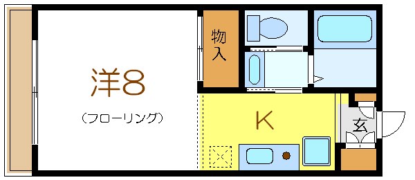リバーハイツ池田 間取り図