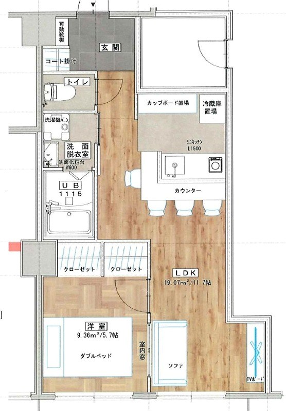 辰巳マンション 間取り