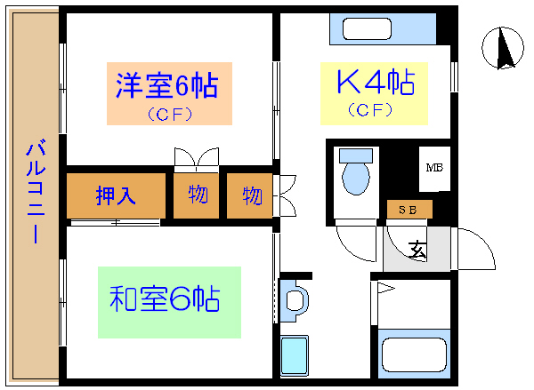 ビオ・トープ 間取り図