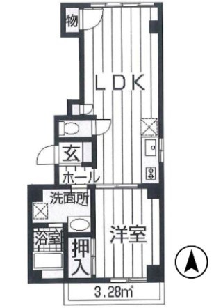 ノーリーズン森下 間取り図