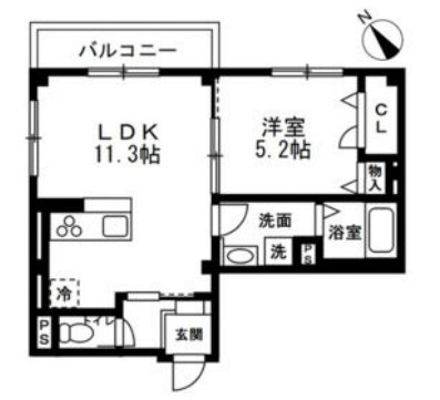 （仮称）江東区古石場1丁目新築 間取り図