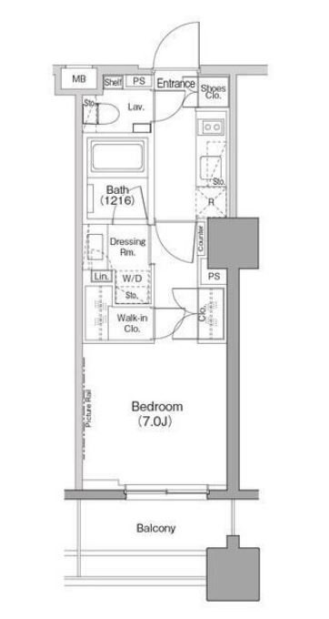ザ・パークハビオ木場 間取り図