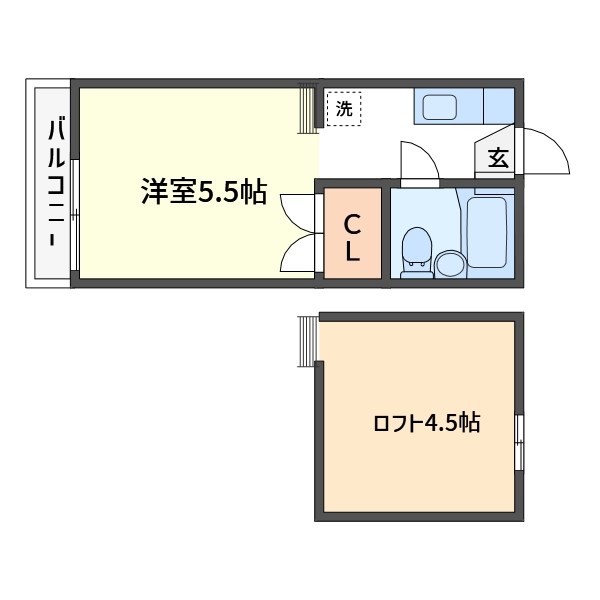 ＭＡＩＳＯＮ・Ｋ 間取り