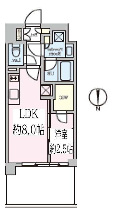 クレストコート東陽町 間取り図