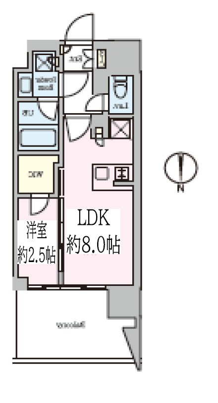 クレストコート東陽町 間取り図