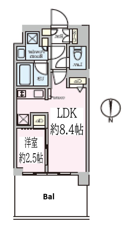クレストコート東陽町 間取り図
